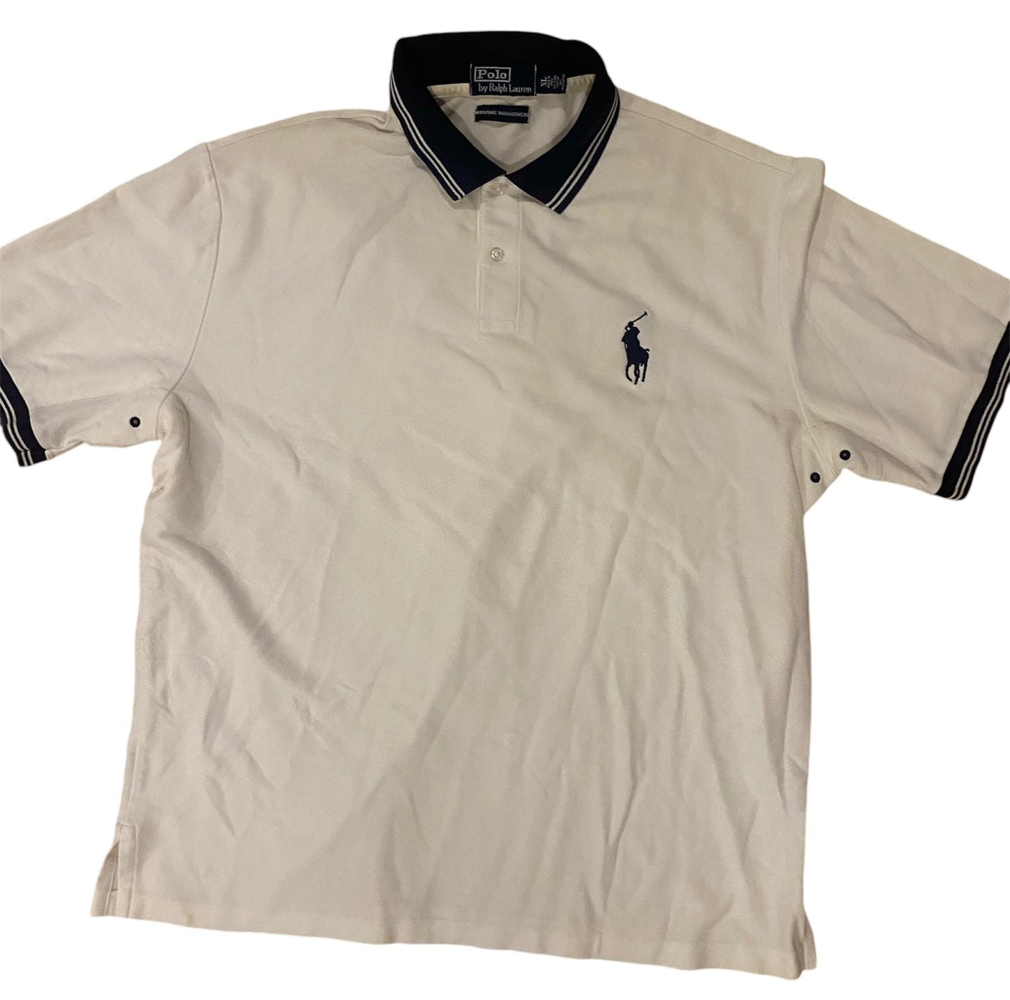 Ralph Lauren White/Blue Polo