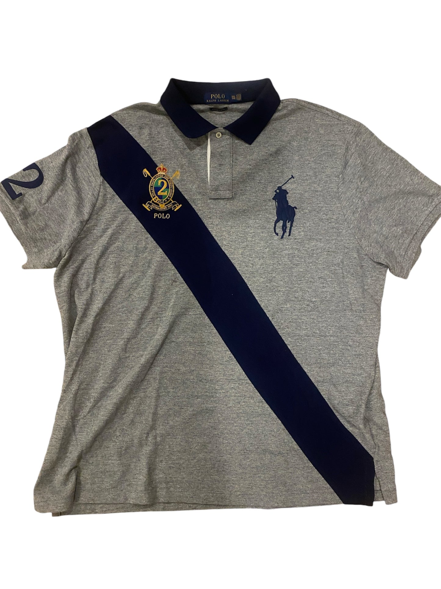 Ralph Lauren Stripe Polo - Size XXL